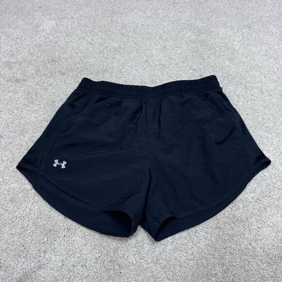 Under Armour Shorts Women’s Black Elastic Waist Size XS - Picture 1 of 10